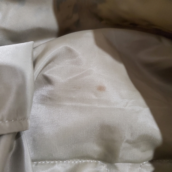 Orange Leather Silk in Travel Tote Shopping Zip Around Handbag - Picture 16 of 16